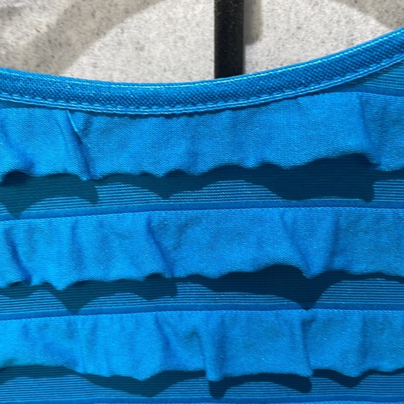 Tanjay Ruffle Top, Blue Size XL - Picture 6 of 8
